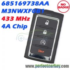 Jeep Grand Wagoneer 2021-2022 car key