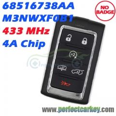 Jeep Grand Wagoneer 2021-2022 car key
